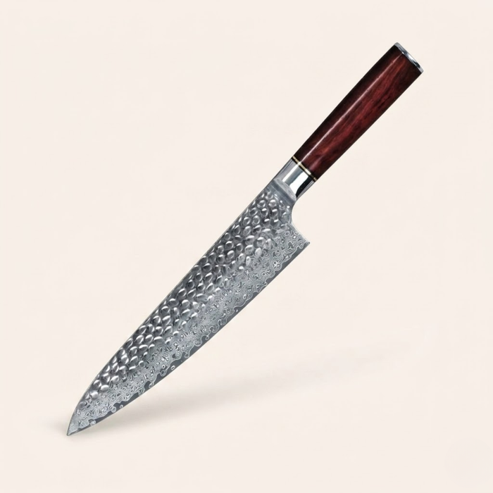 TitanioHome Raijin Cuchillo de Chef Damasco 8.5″