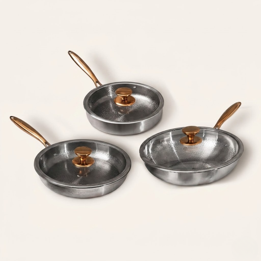 Set de Sartenes Signature de Titanio Puro (6 Piezas)