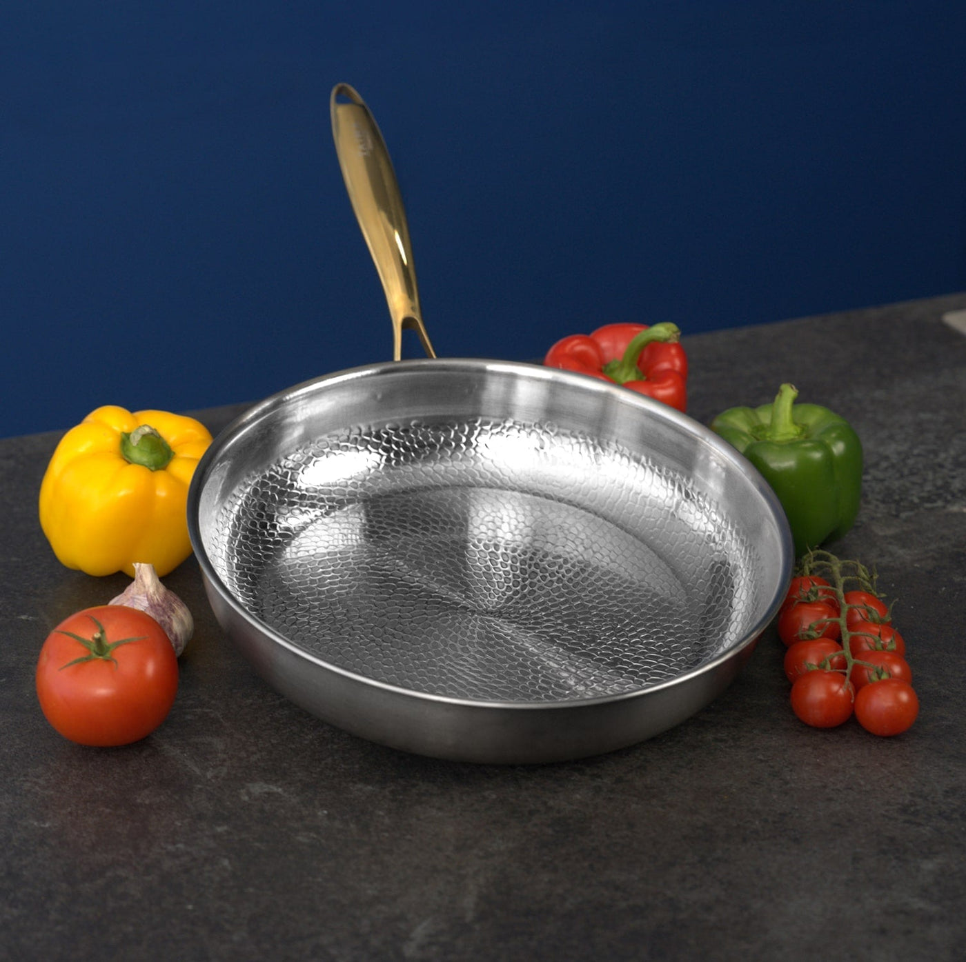 TitanioHome® Sartén Nutri Pro 2.0 de Titanio Martillado