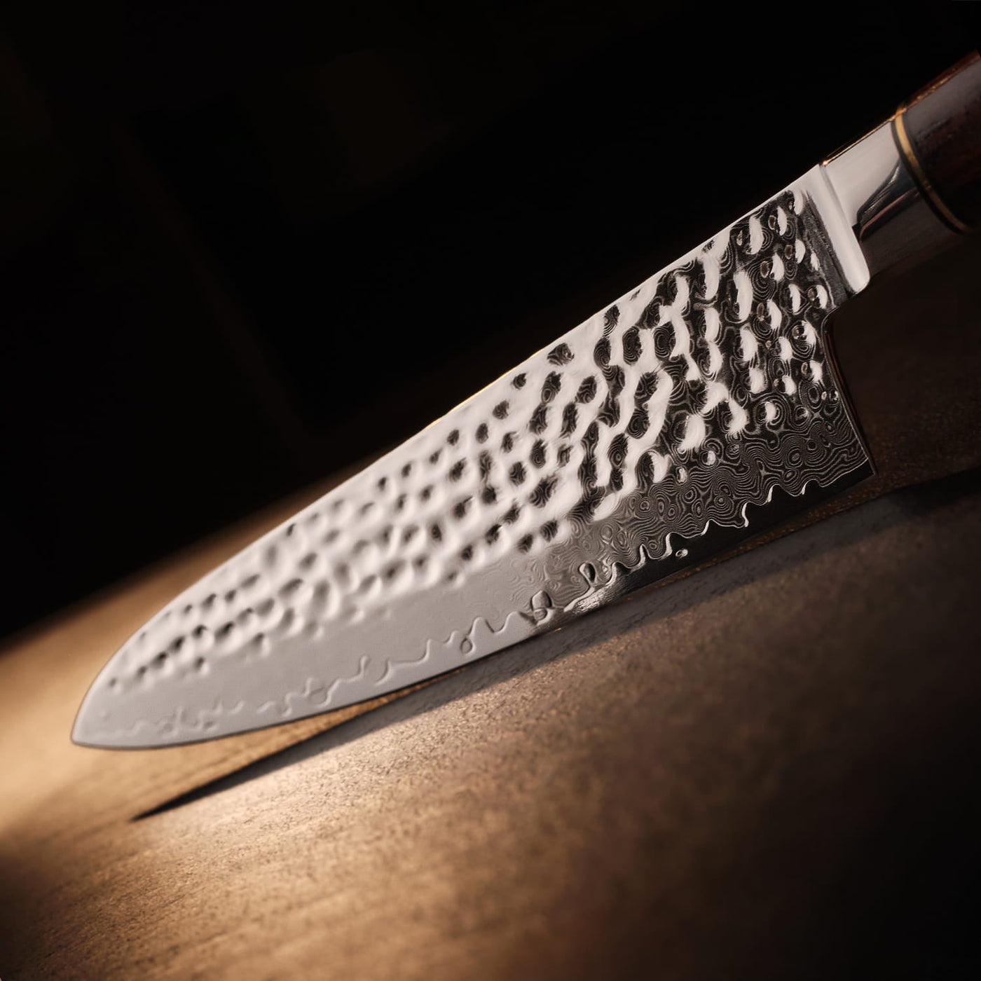 TitanioHome Raijin Cuchillo de Chef Damasco 8.5″