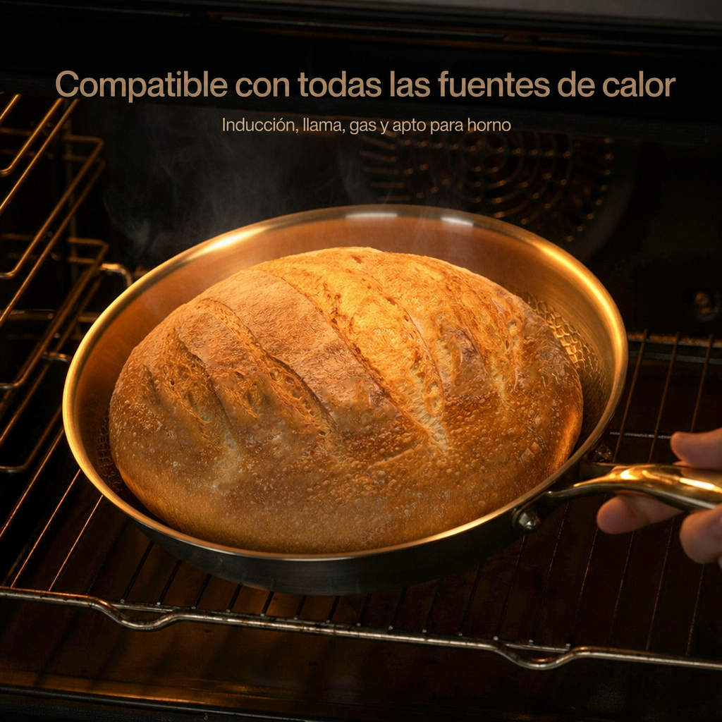 EXCLUSIVO REBAJAS DE VERANO | TitanioHome® Batería de Cocina Clásica de Titanio Completa (20 Piezas)