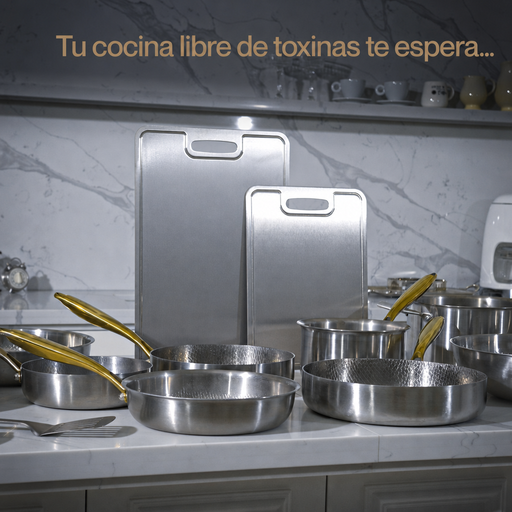 EXCLUSIVO REBAJAS DE VERANO | TitanioHome® Sartén Clásica Pro de Titanio Puro