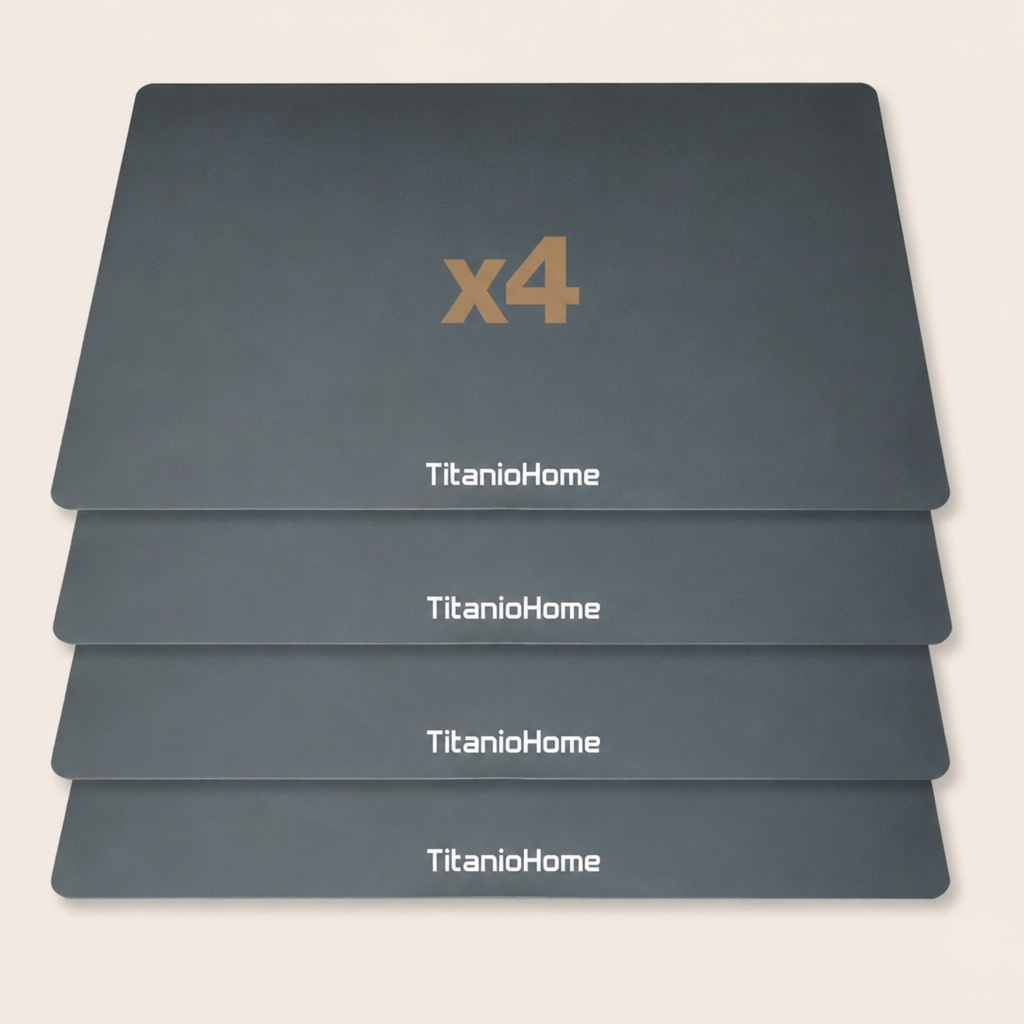 TitanioHome Alfombrilla Antideslizante para Tabla (Silicona Premium)