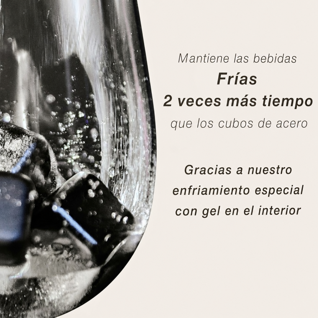 TitanioHome Cubitos de Hielo de Titanio Puro