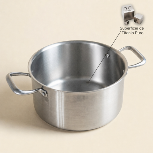 TitanioHome® Olla Nutri Pro de Titanio