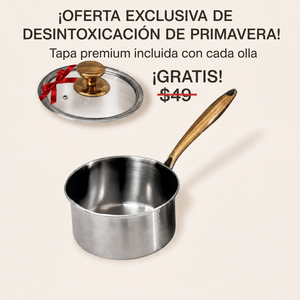 TitanioHome® Olla Nutri Pro de Titanio
