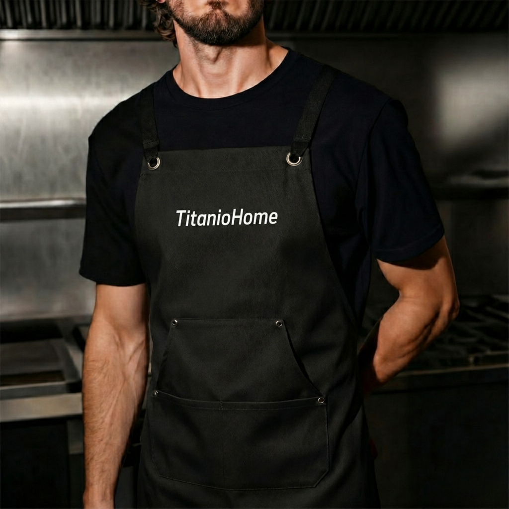 TitanioHome Pack de Delantal Signature | Oferta de Lanzamiento Limitada