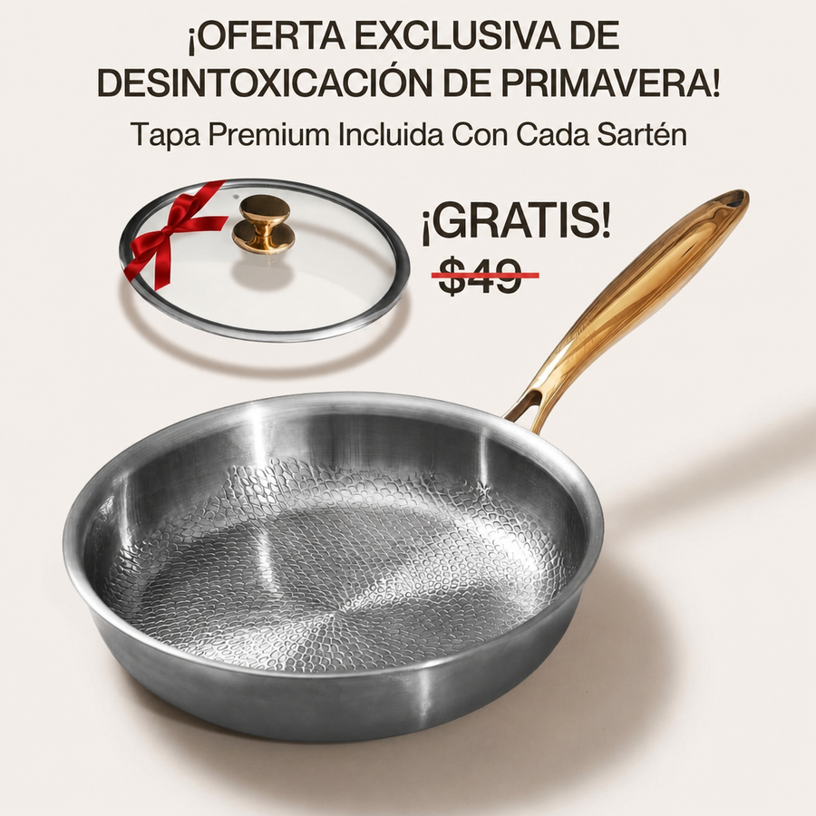 Sartén Nutri Pro 2.0 de Titanio Martillado
