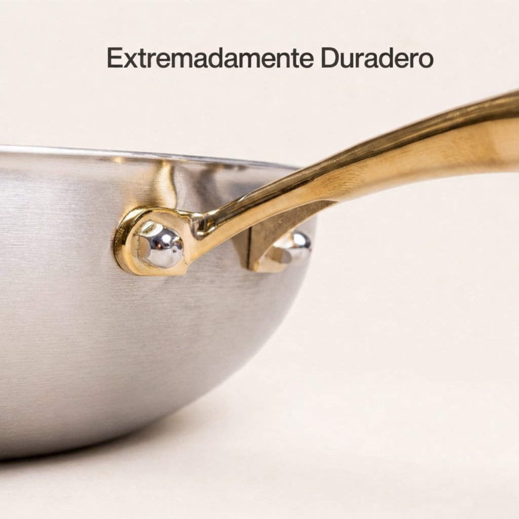 TitanioHome® Sartén Nutri Pro 2.0 de Titanio Martillado