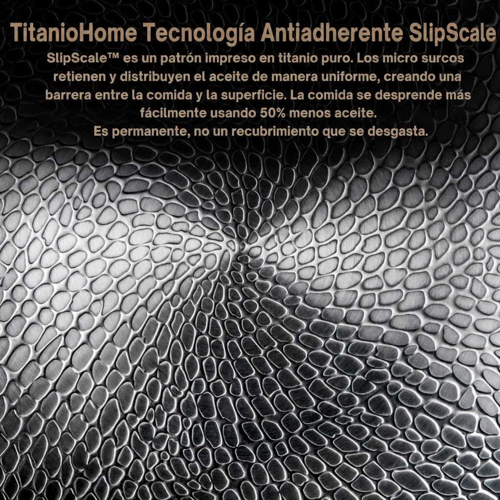 TitanioHome® Wok Pro de Titanio Puro Certificado