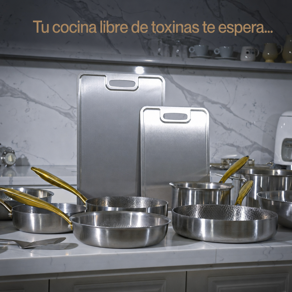 Set de Sartenes Signature de Titanio Puro (6 Piezas)